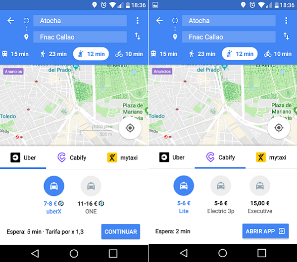 20 trucos para Google Maps que merece la pena probar 10 taxi google