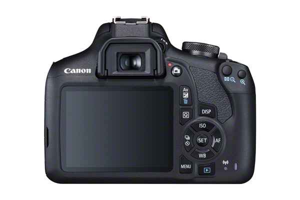 Canon EOS 2000D trasera