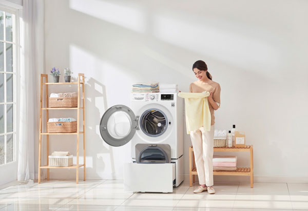 LG ThinQ, así es la casa inteligente pensada por LG 2 lanzamiento LG ThinQ lavadora