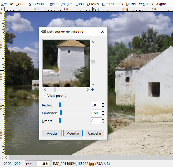 Mejorar una foto con GIMP 00 - Desenfoque