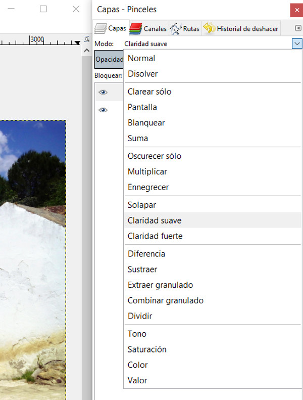Mejorar una foto con GIMP 02 - Ecualizar color