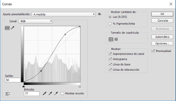 Mejorar una foto con Photoshop 04 - Curvas