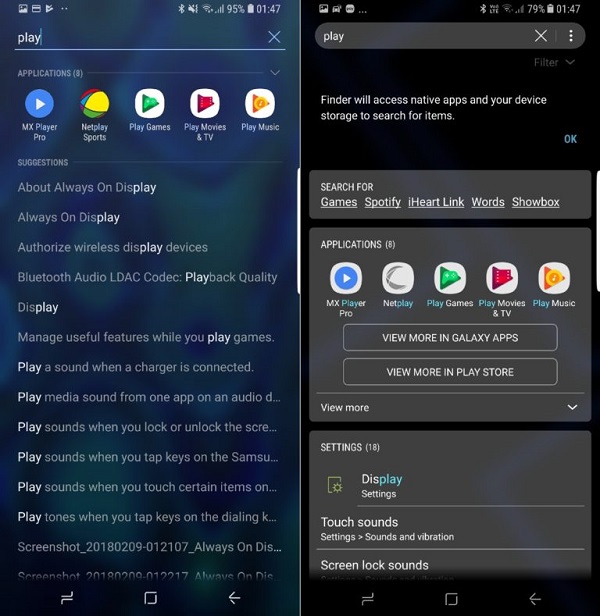 Las diferencias entre Android 8 y Android 7 en un Samsung Galaxy S8 3