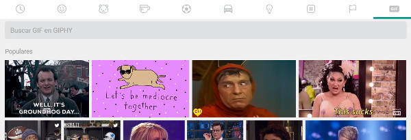 WhatsApp Desktop para Windows - Buscador de GIF