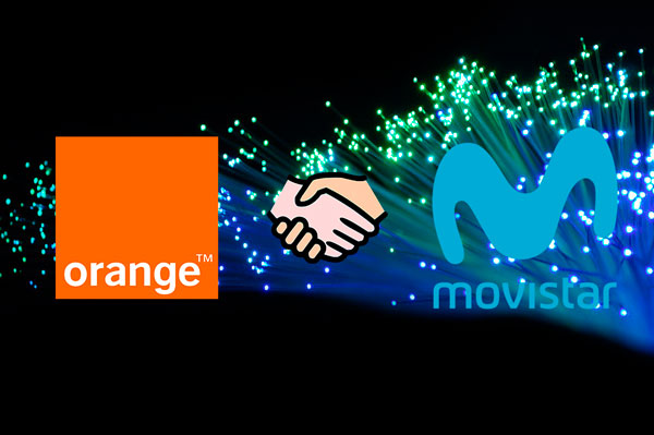 Orange y Telefónica siguen compartiendo su red de fibra óptica