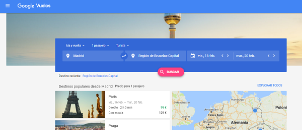 Una guí­a completa para usar Google Vuelos o Google Flights