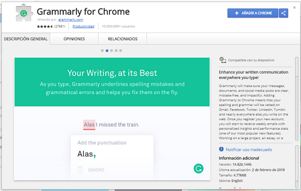 Un fallo en una extensión de Chrome mostrarí­a todo lo que escribes