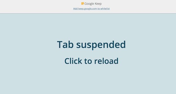 the great suspender extension google chrome