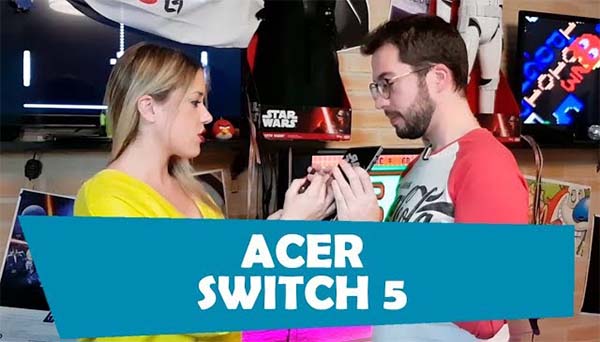 Así­ es el convertible 2 en 1 Acer Switch 5, te lo mostramos en ví­deo