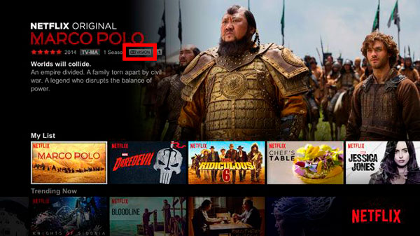 qué es HDR Dolby Vision Netflix