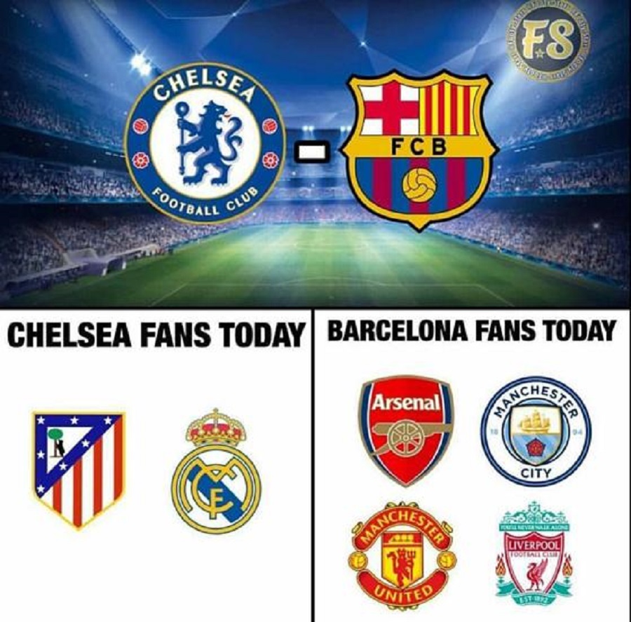 Los mejores memes del Barcelona Chelsea de Champions 3