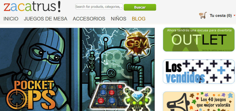 10 tiendas online para comprar juegos de mesa 2 Donde comprar juegos de mesa online - Zacatrus