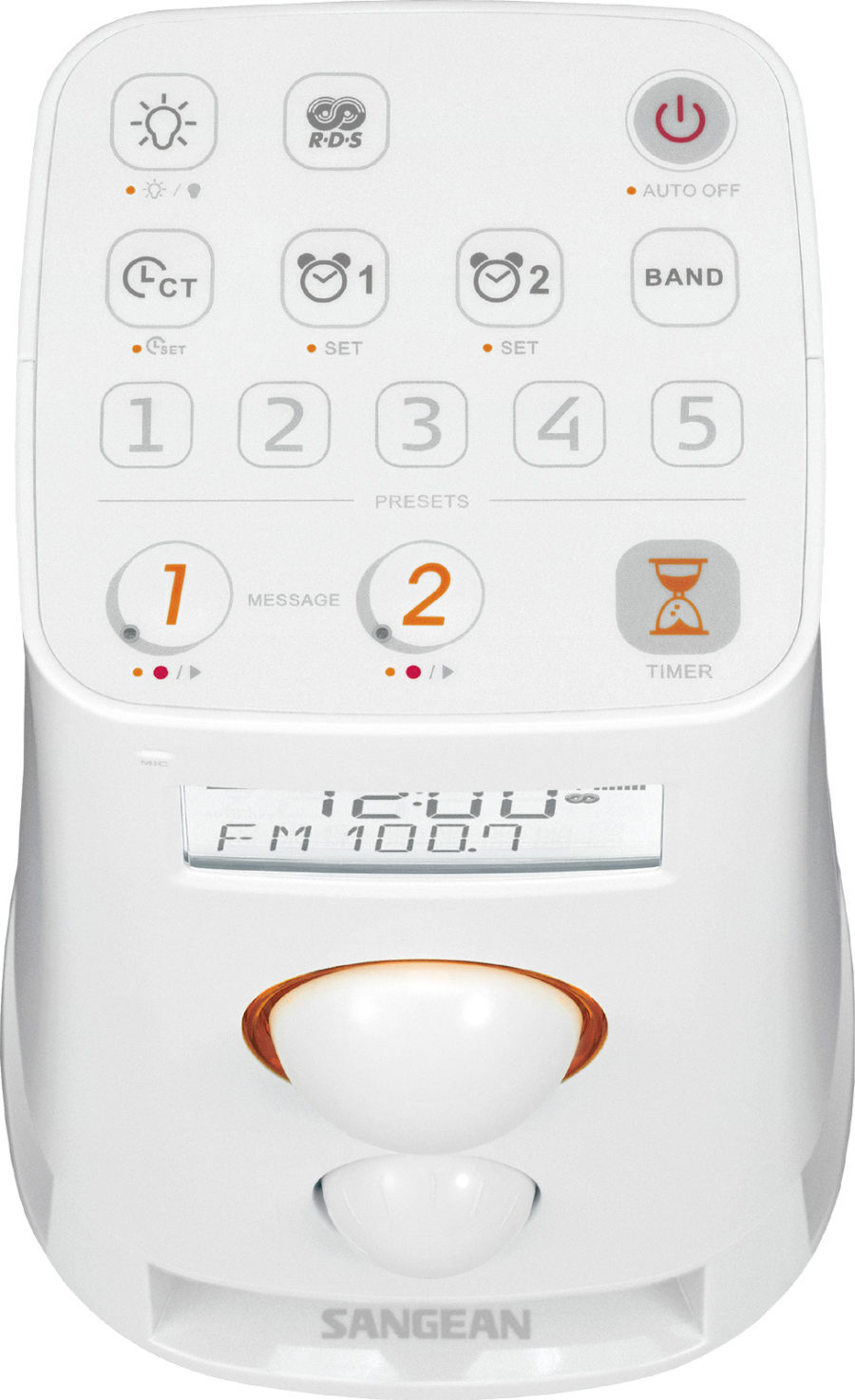 Sangean K-200, una radio despertador colorida 2 radio k-200