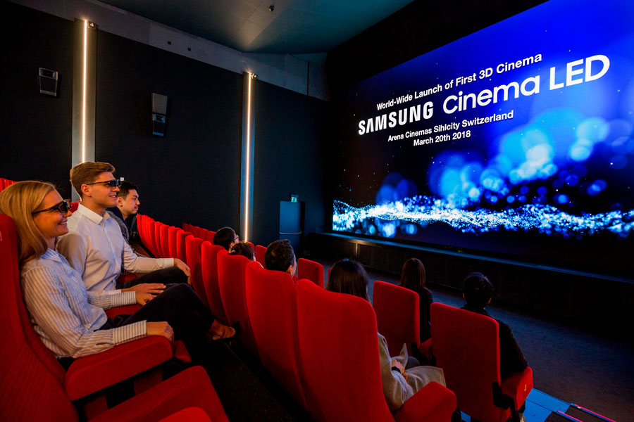 Samsung estrena el primer cine con pantalla Cinema LED 3D