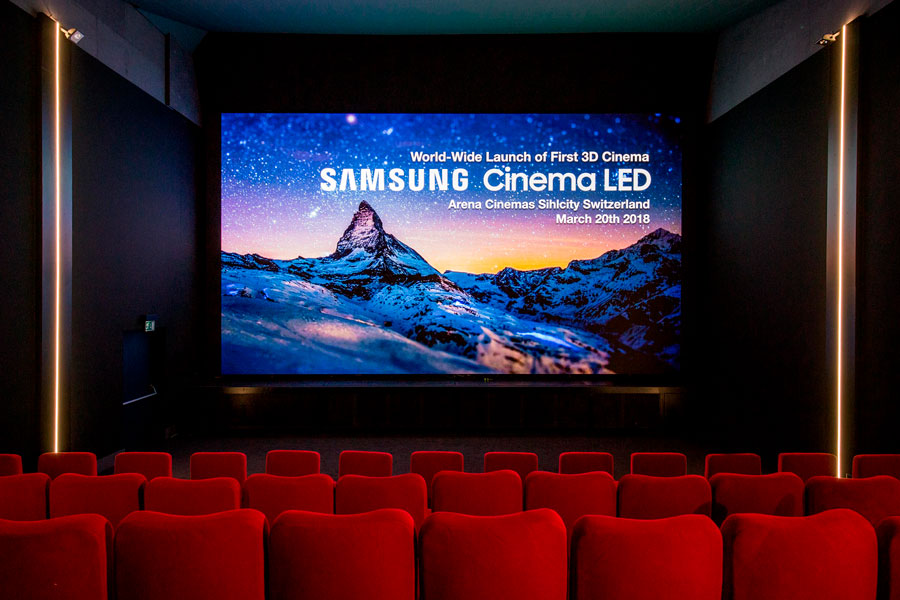 Samsung estrena el primer cine con pantalla Cinema LED 3D igual desde cualquier ángulo