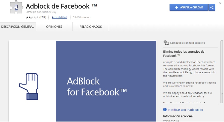 adblock facebook