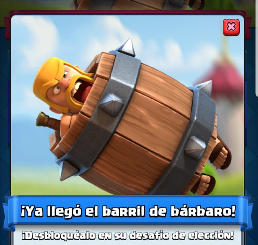 Cómo conseguir el Barril de Bárbaro en Clash Royale