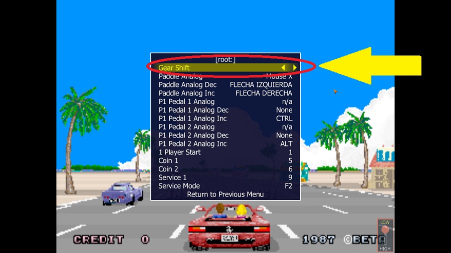 configurar controles mame 2
