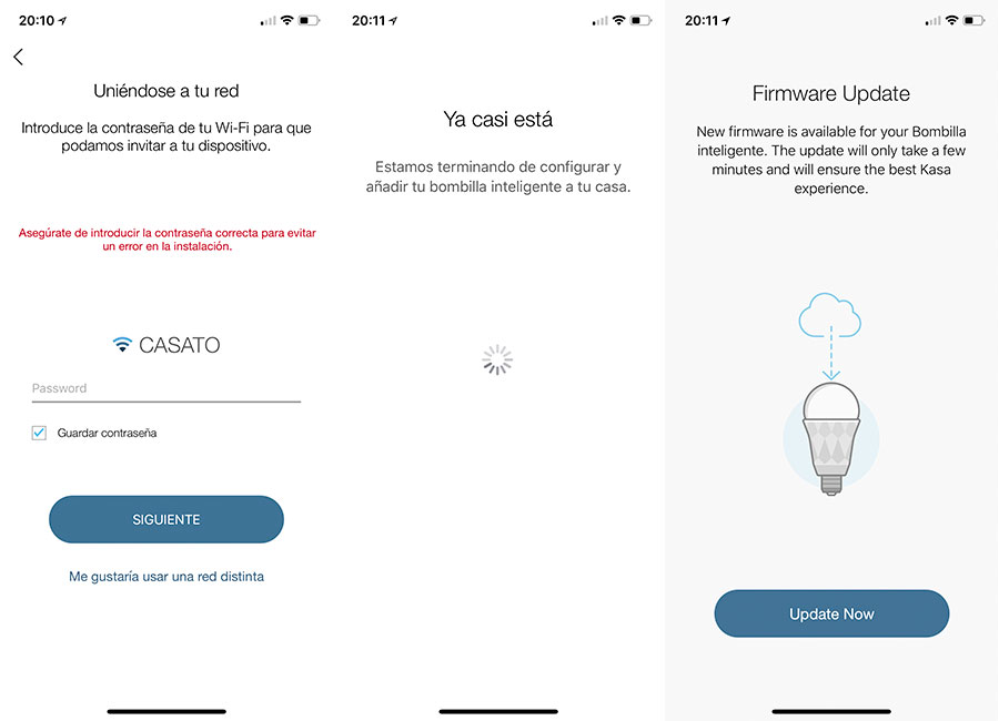 TP-Link LB120, probamos esta bombilla LED WiFi inteligente 8 hemos probado TP-Link LB120 puesta en marcha asistente paso final