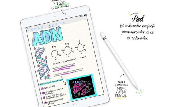 El nuevo iPad de Apple, de 9,7 pulgadas y con lápiz Apple Pencil