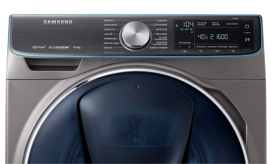 Samsung WW90M76FNO, lavadora con tecnología QuickDrive 4 lavadora Samsung WW90M76FNO panel