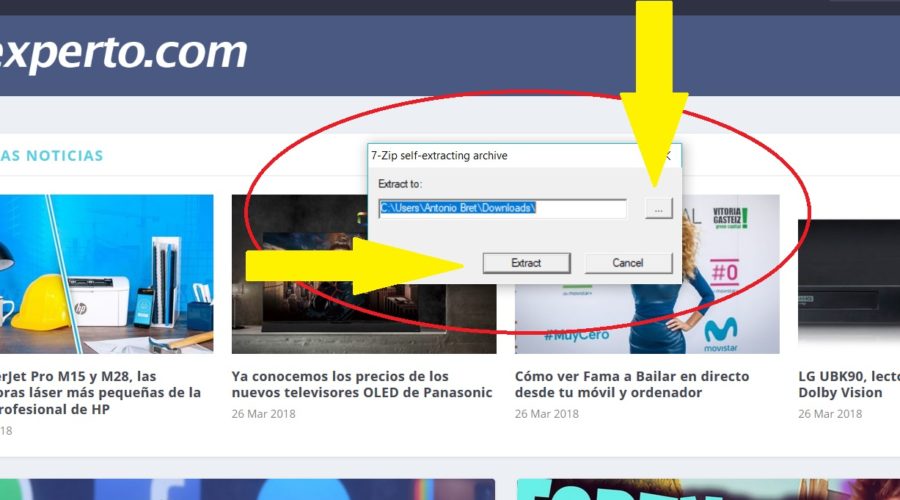 mame archivos extraibles