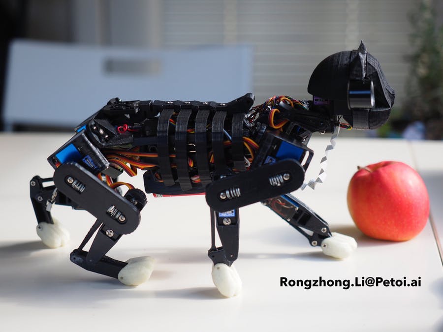 Así es el gato robot que puedes imprimir en 3D