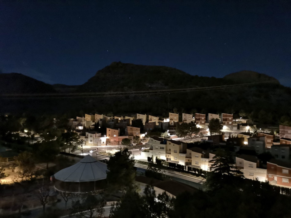 primeras 24 horas con el Huawei P20 Pro foto de noche en modo noche