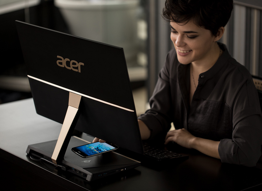 Las 5 claves del PC todo en uno Acer Aspire S 24 4 las 5 claves del Acer Aspire S 24 base de carga qi