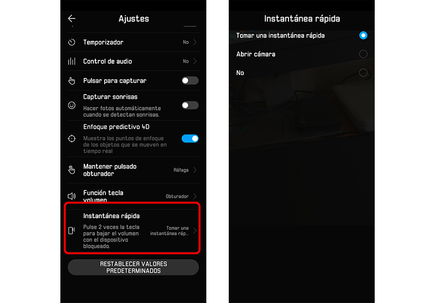 5 trucos para sacar el máximo partido a la cámara del Huawei P20 Pro instantánea rápida