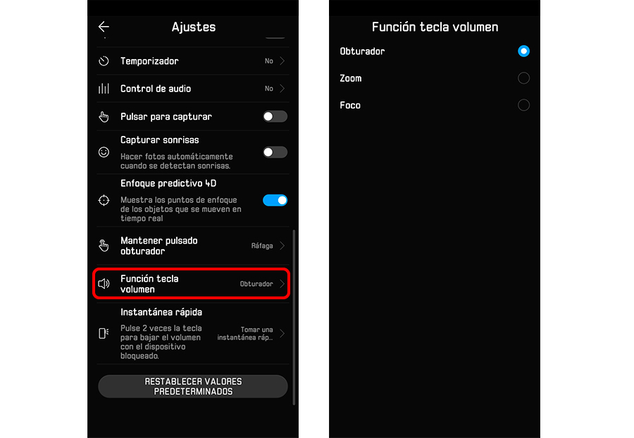 5 trucos para sacar el máximo partido a la cámara del Huawei P20 Pro tecla volumen