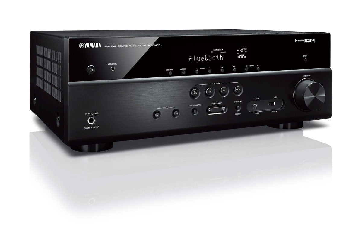 Yamaha RX-V485, receptor AV 5.1 con sistema MusicCast 6 a_fondo_Yamaha_RX-V485_amp_02