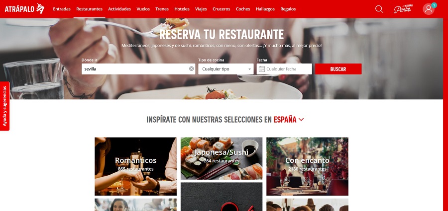 5 páginas web para encontrar descuentos en restaurantes y reservar online 2 atrapalo 2