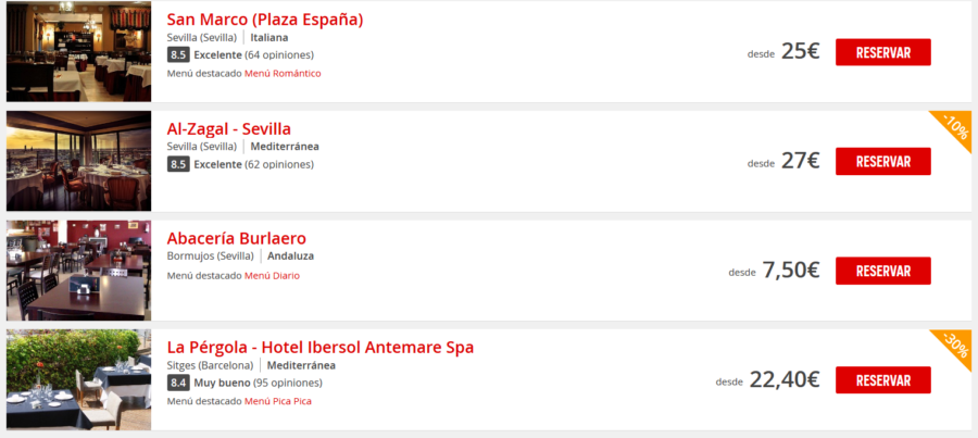 5 páginas web para encontrar descuentos en restaurantes y reservar online 3 atrapalo