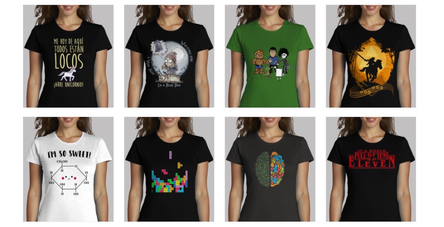 10 tiendas online para comprar camisetas chulas