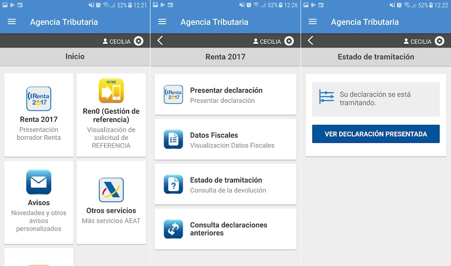Cuándo me ingresan la Renta 2017, consulta la devolución en PC o app 3 estado devolución