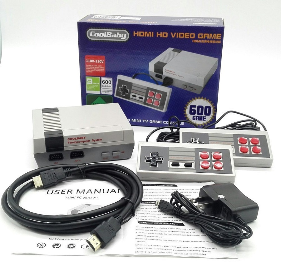 Super Nintendo o Megadrive, 10 consolas retro para comprar en Amazon 6 COOLBABY RS-38 Retro Mini HDMI