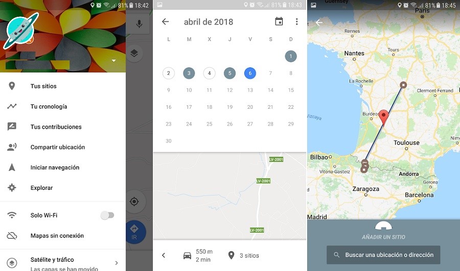 Cómo revivir tus viajes gracias a la Cronología de Google Maps 8 cronología google maps
