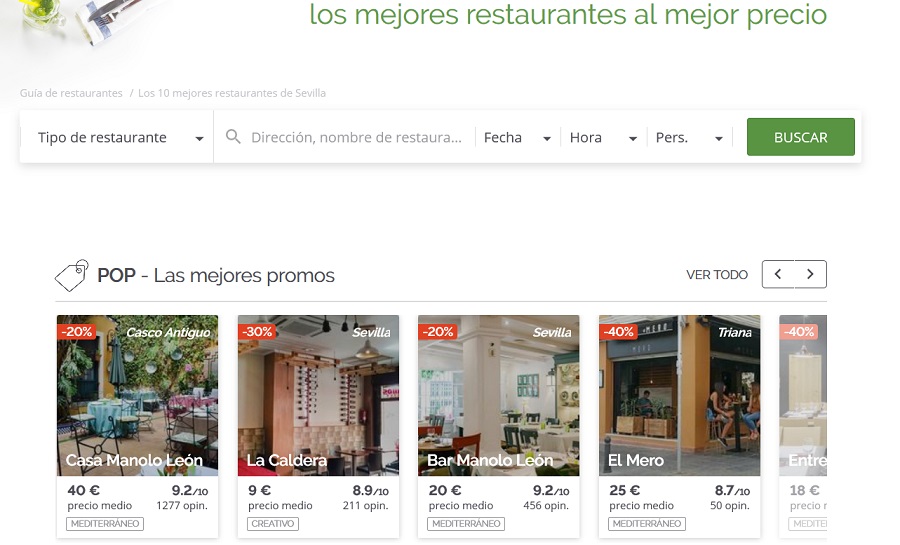 5 páginas web para encontrar descuentos en restaurantes y reservar online 4 eltenedor