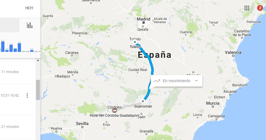 Cómo revivir tus viajes gracias a la Cronología de Google Maps 6 google maps