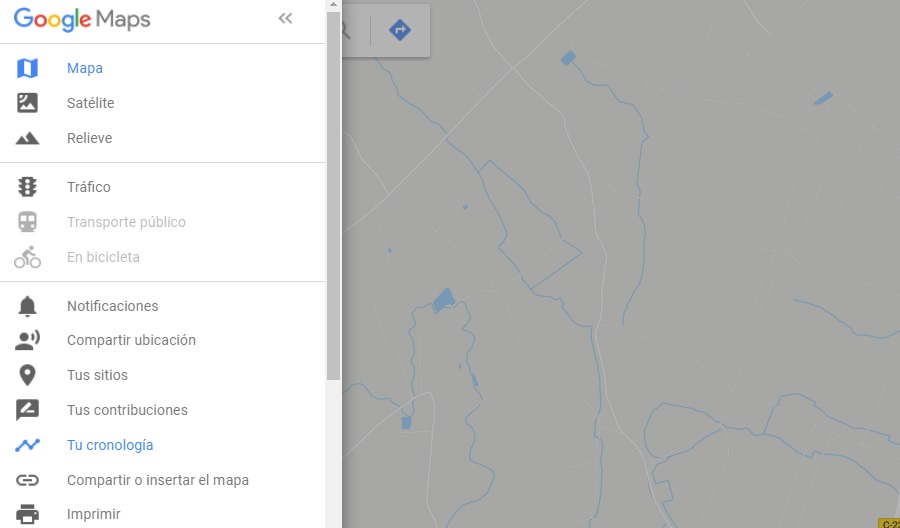 Cómo usar la Cronología de Google Maps