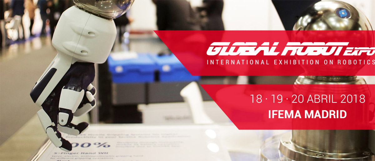Global Robot Expo 2018, los robots y los drones toman Madrid de nuevo