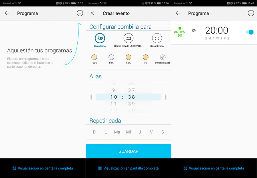 TP-Link LB120, probamos esta bombilla LED WiFi inteligente 11 hemos probado TP-Link LB120 eventos