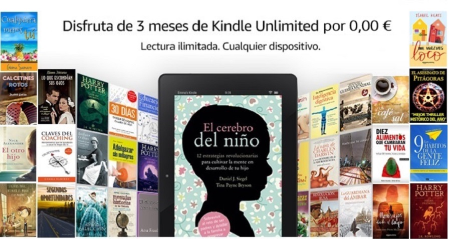 Amazon regala tres meses de Kindle Unlimited para leer libros gratis