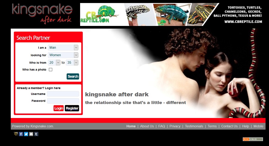 Las webs más absurdas y divertidas para ligar 3 kingsnake after dark