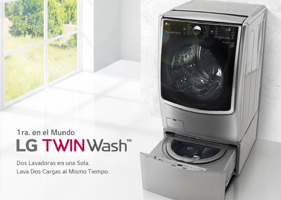 LG TWINWash, la lavadora que se controla por el móvil