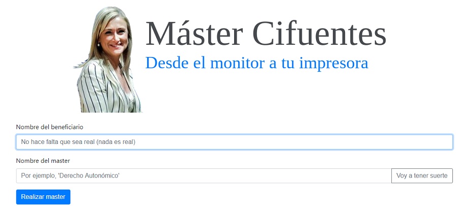 Cómo hacer la broma del Master de Cifuentes y compartirla por WhatsApp
