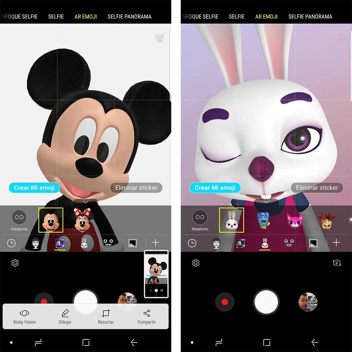 Estos son los AR Emoji disponibles en el Samsung Galaxy S9 3 Samsung Disney