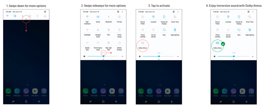 sonido Dolby Atmos en el Samsung Galaxy S9 activarlo