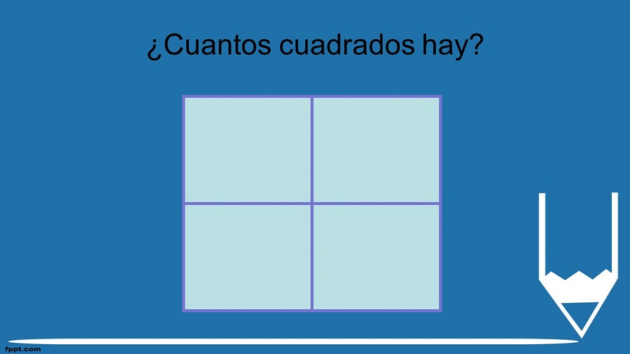 ¿Cuantos cuadrados hay?